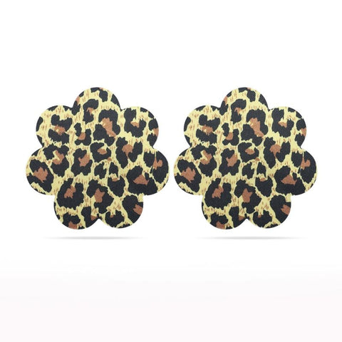 Leopard Sexy Nipple Pasties Twin Pack for Daring Outfit Accessories Pasties