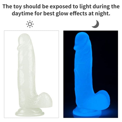 Lumino Play Glow in the Dark Dildo 7.5 Inch Adult Toy DONGS