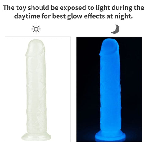 Lumino Play Glow in the Dark Dildo 8 Inch DONGS