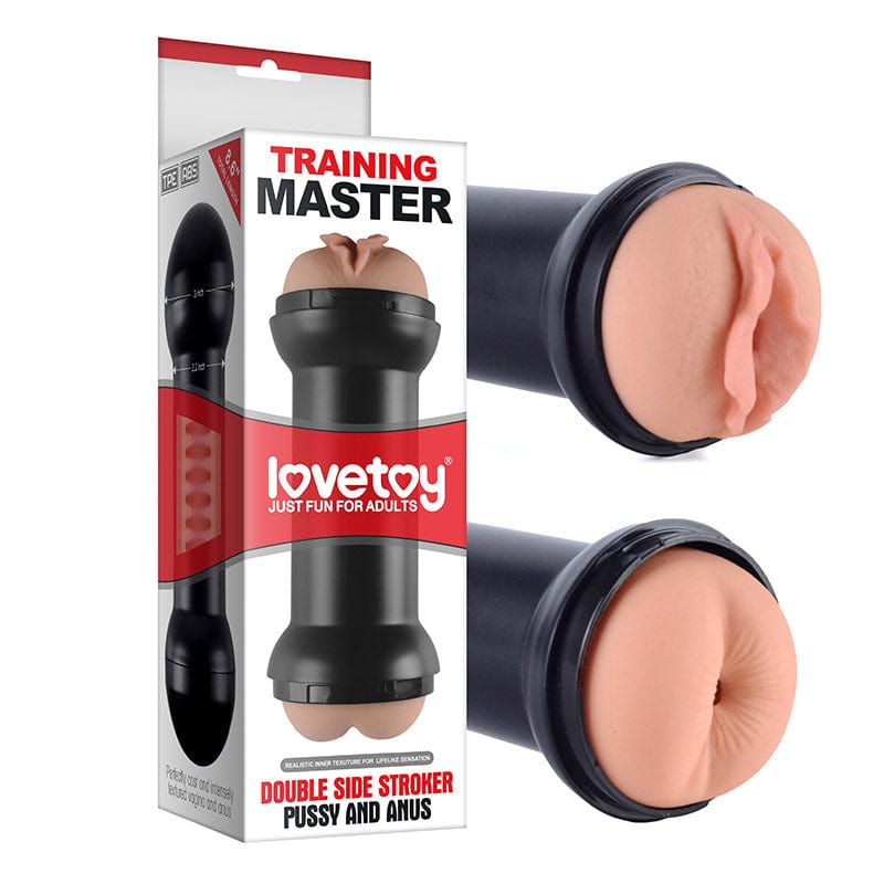 Lovetoy Adult Toys Flesh Training Master Dual Ended Stroker 6970260906395