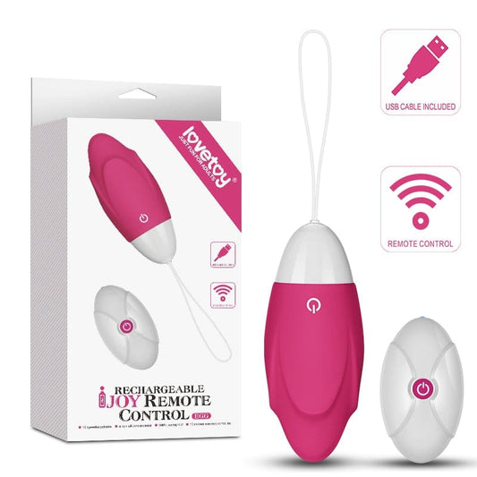 Lovetoy Adult Toys Pink IJOY Wireless Remote Control Rechargeable Egg Pink 6970260907576