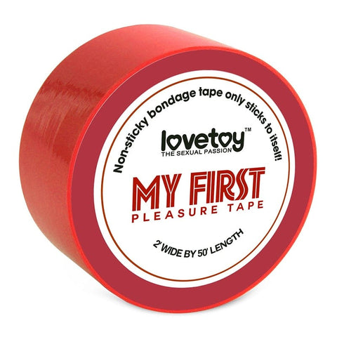 My First Non-Sticky Bondage Tape Red Adult Sex Toy for Beginners Tape
