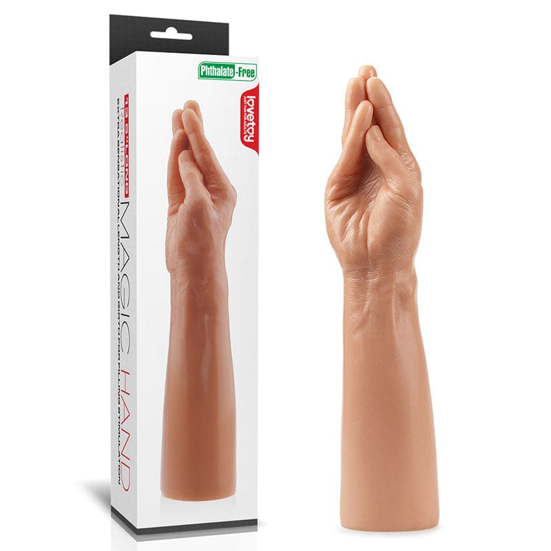 King Sized 13.5 Inch Realistic Magic Hand Dildo > Sex Toys > Other Dildos