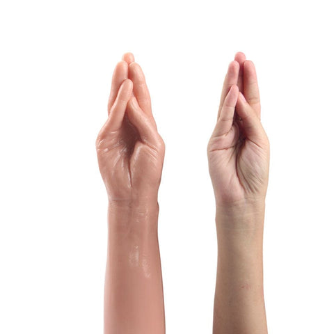 King Sized 13.5 Inch Realistic Magic Hand Dildo > Sex Toys > Other Dildos