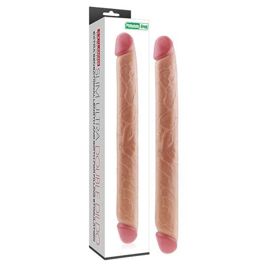 Lovetoy DONGS Flesh Slim Ultra Double Dildo -  43 cm (17'') Double Dong 6970260904926