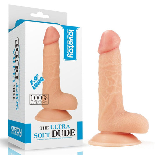 Lovetoy DONGS Flesh The Ultra Soft Dude -  17.8 cm (7'') Dong 6970260907941