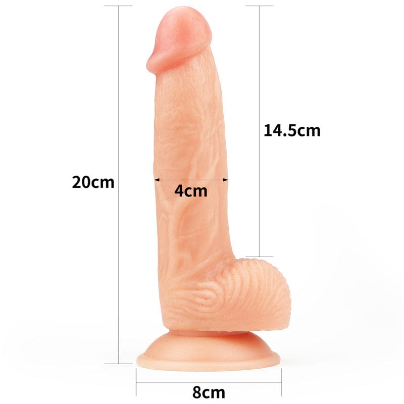 Lovetoy DONGS Flesh The Ultra Soft Dude -  20.3 cm (8'') Dong 6970260907958