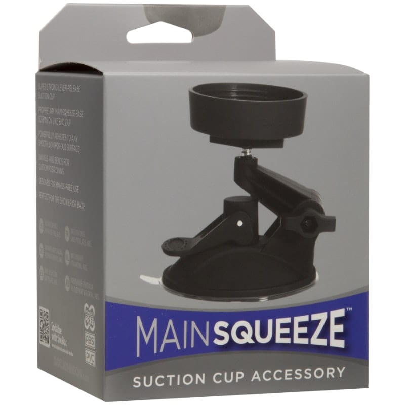 Main Squeeze Adult Toys Black Suction Cup Accessory Black 782421061920