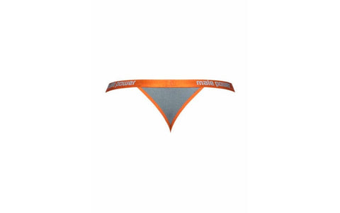 Male Power Casanova Uplift Micro Thong in Grey for Men Mens G-Strings