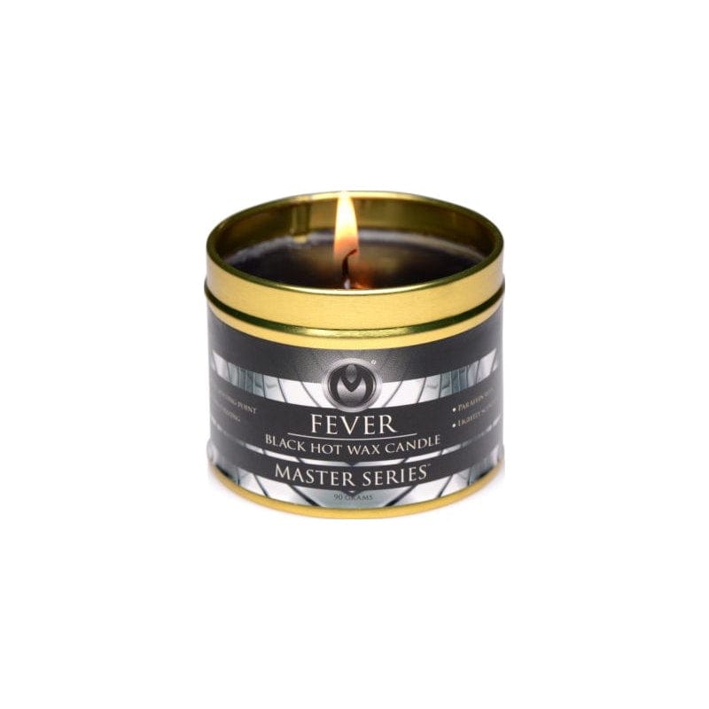 Master Series Adult Toys Black Fever Black Hot Wax Candle 848518042415