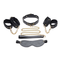 Master Series Adult Toys Black Golden Submission Bondage Set Black 848518040008