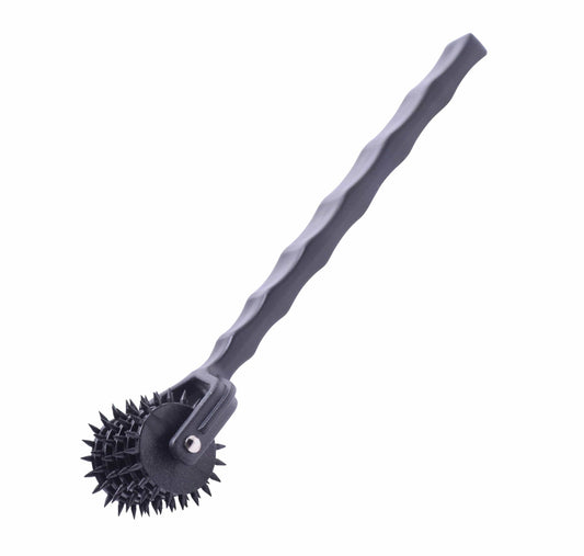 Master Series Adult Toys Black Spiked 5 Row Pinwheel 848518022264