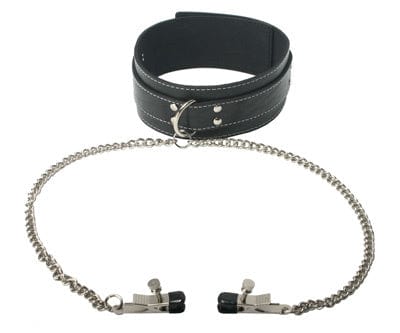 Coveted Collar and Clamp Union Set for Intense Submission and Sensation > Bondage Gear > Collars