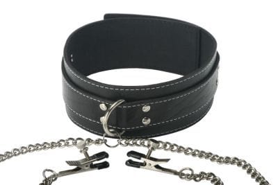 Coveted Collar and Clamp Union Set for Intense Submission and Sensation > Bondage Gear > Collars