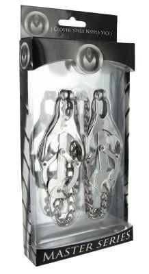 Master Series Adult Toys Chrome Sterling Monarch Nipple Vice 811847012664