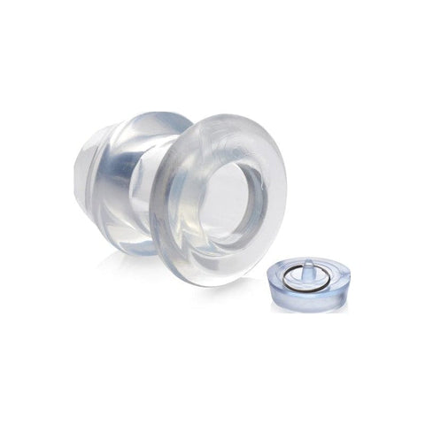 Ass Bung Clear Hollow Anal Dilator 4 Inch X Large Butt Plugs - Hollow