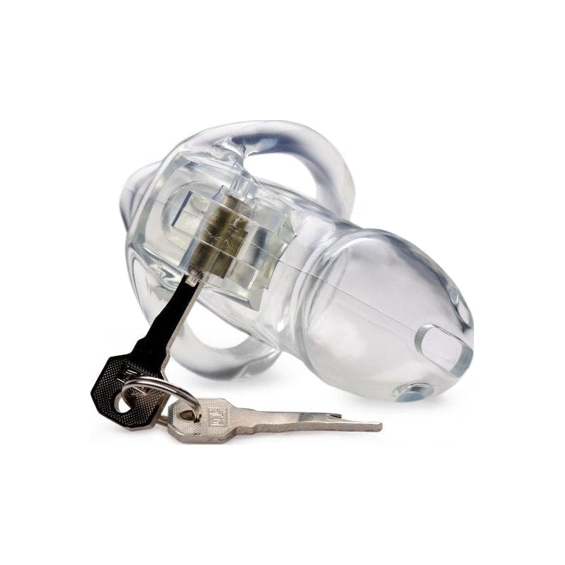 Master Series Adult Toys Clear / Small Clear Captor Chastity Cage - Small 848518037176