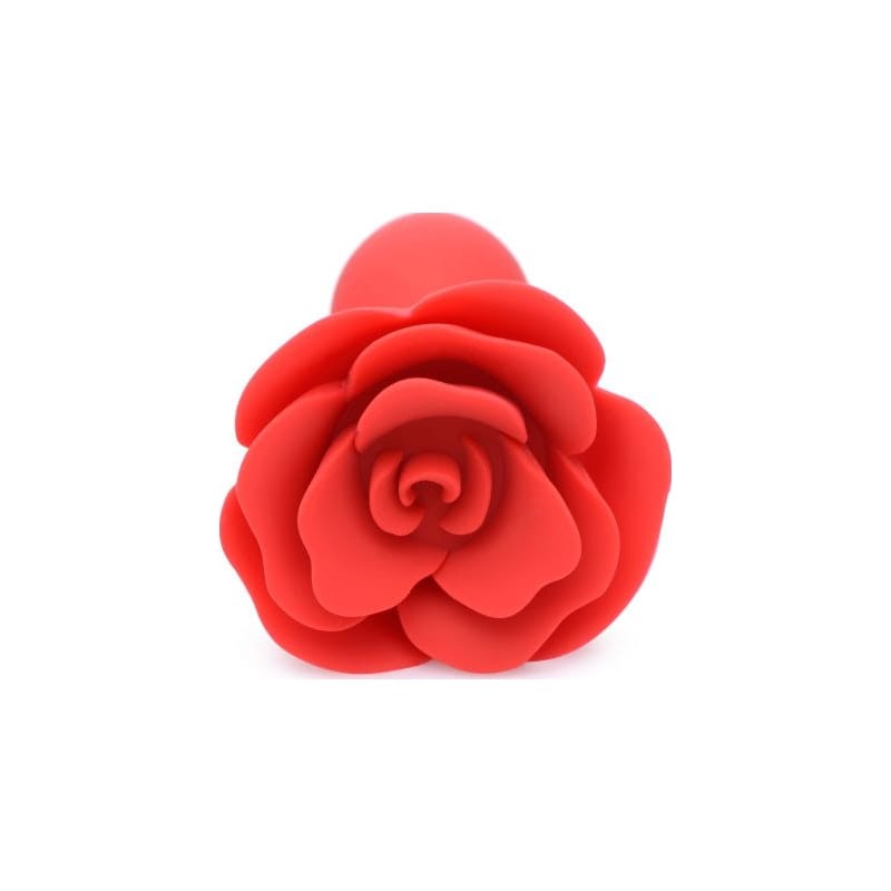 Master Series Adult Toys Red / Large Booty Bloom Silicone Rose Plug Large Red 848518043641