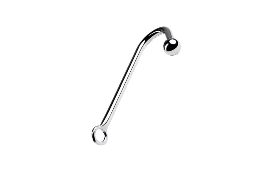 Metal Adult Toys Silver Silver Metal Anal Hook with Ball 4627152610503