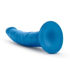 Neo Elite Adult Toys Blue Neo Elite 7.5in Silicone Dual Density Cock Neon Blue 819835022114