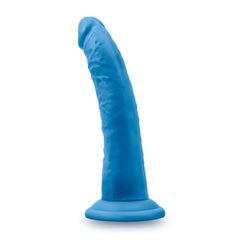 Neo Elite Adult Toys Blue Neo Elite 7.5in Silicone Dual Density Cock Neon Blue 819835022114