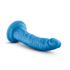 Neo Elite Adult Toys Blue Neo Elite 7.5in Silicone Dual Density Cock Neon Blue 819835022114