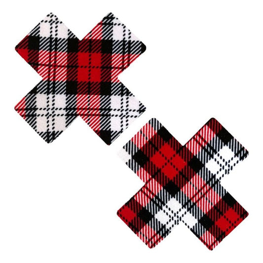 Neva Nude Adult Toys Red School Girl Plaid X Factor Pasties 45923593017