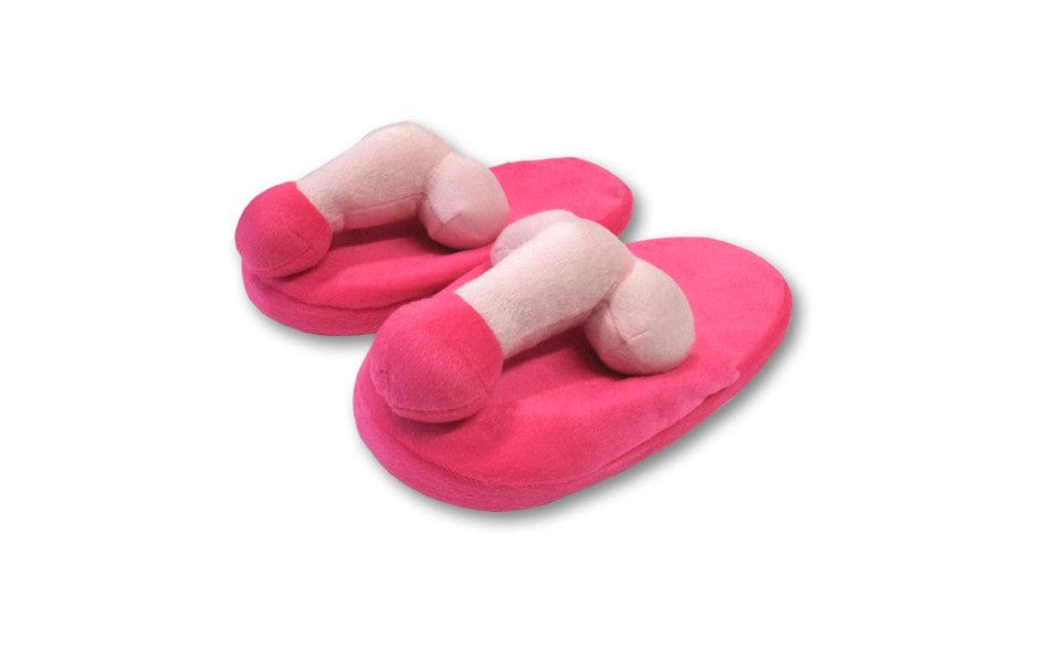 Novelty Adult Toys Pink Pecker Slippers