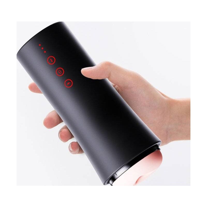 OTouch Adult Toys Black Inscup USB Heating Masturbator