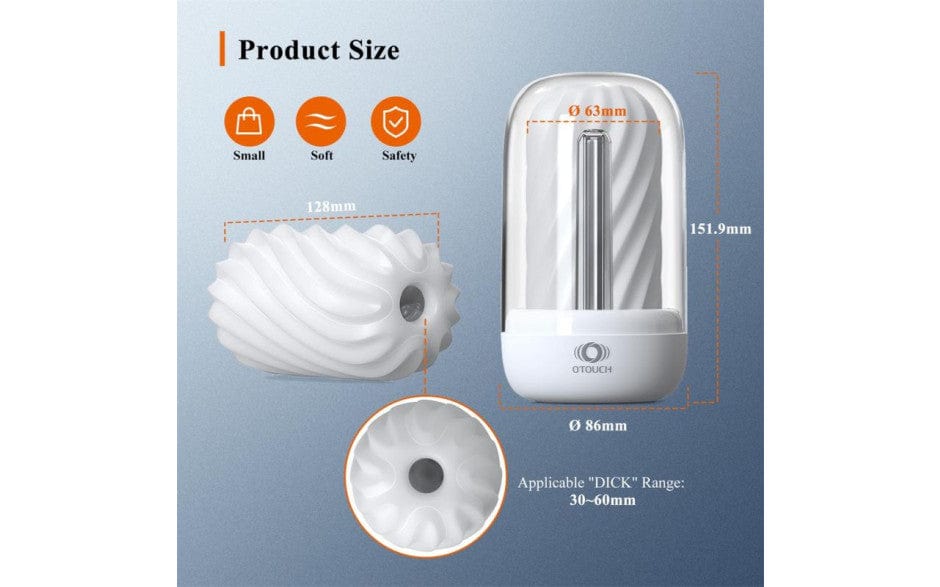 Decor 2 Masturbator Sleeve with UV Sterilization and Heating Unit > Sex Toys For Men > Masturbators > Vibrating