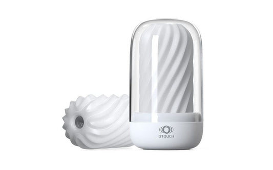 OTouch Adult Toys Clear DECOR 2 Masturbator Sleeve w UV Sterilization and Heating Unit