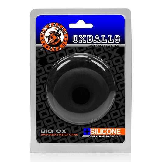 OxBalls Adult Toys Black Big Ox Cockring Black Ice 840215119513