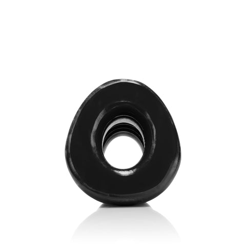Pighole 1 Hollow Plug Small Black Silicone Adult Sex Toy Butt Plugs - Hollow