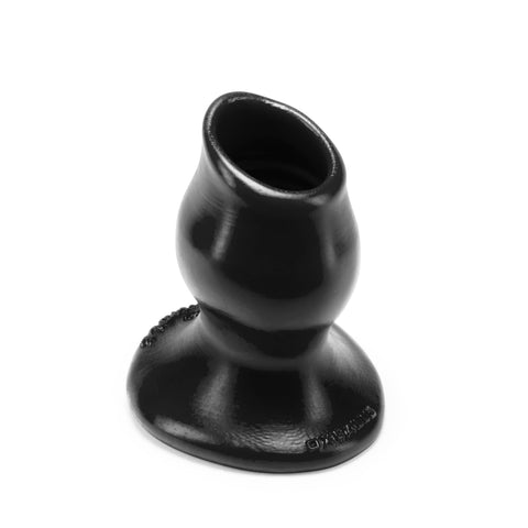 Pighole 2 Hollow Butt Plug Medium Black Butt Plugs - Hollow