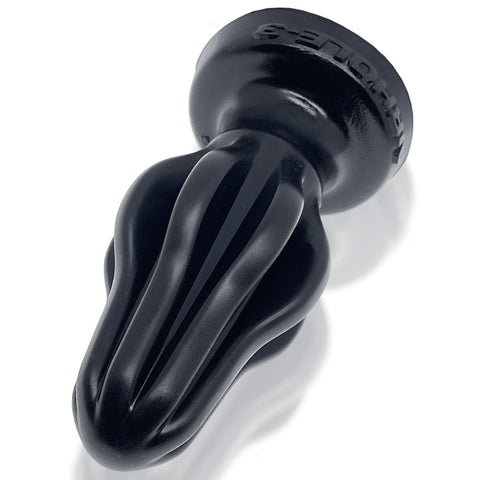 Airhole-1 Finned Buttplug Black - Unique Finned Design, 104 mm Height Butt Plugs