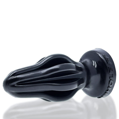 Airhole-1 Finned Buttplug Black - Unique Finned Design, 104 mm Height Butt Plugs