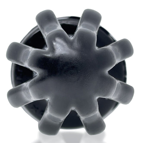 Airhole-1 Finned Buttplug Black - Unique Finned Design, 104 mm Height Butt Plugs