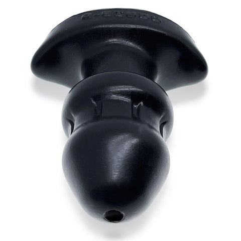 Drain O Flow Thru Buttplug in Black Butt Plugs - Hollow