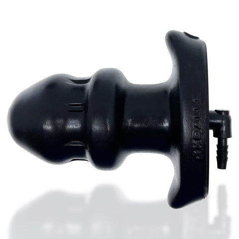 Drain O Flow Thru Buttplug in Black Butt Plugs - Hollow
