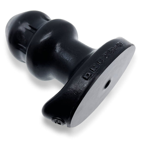 Drain O Flow Thru Buttplug in Black Butt Plugs - Hollow