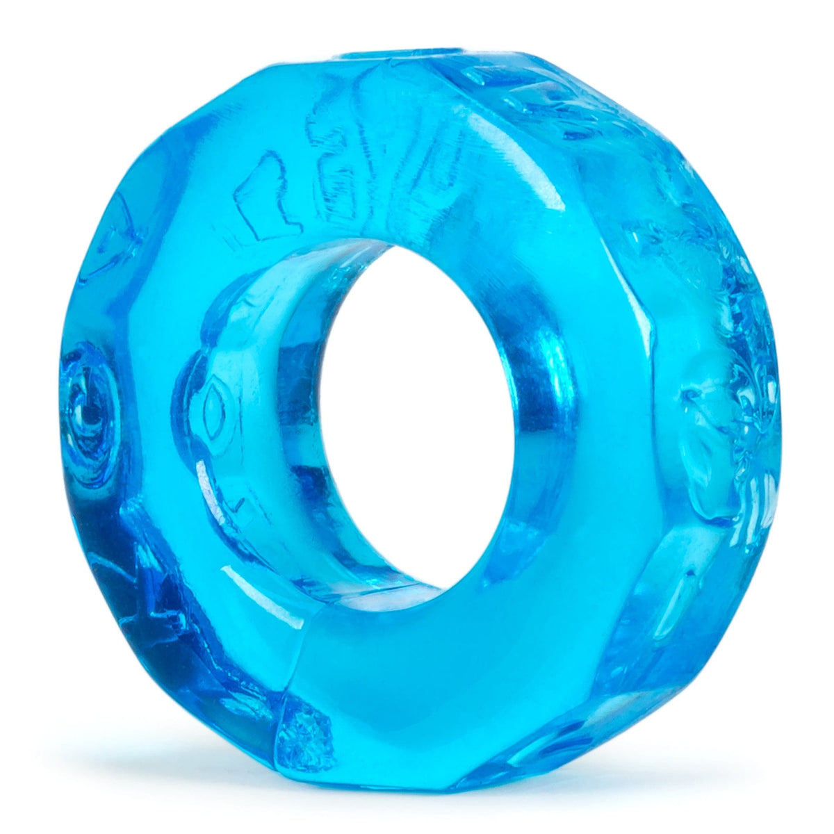 Sprocket Cockring Ice Blue Super Stretch Adult Sex Toy COCK RINGS