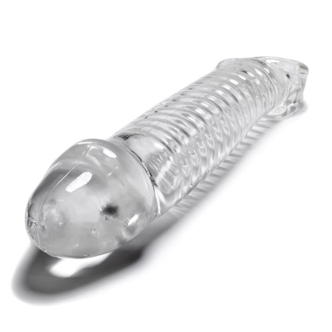 Muscle Cocksheath Clear 9.25 Inch Length for Enhanced Pleasure SLEEVES