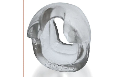 Big D Shaft Grip Cock Ring Clear COCK RINGS