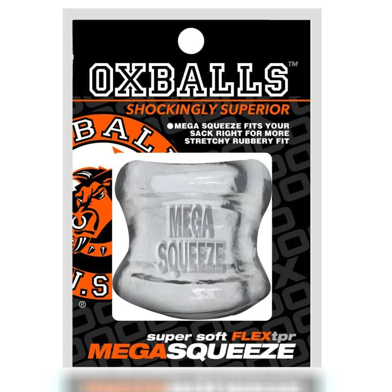 OxBalls Adult Toys Clear / One Size OxBalls Mega Squeeze Ergofit Ball Stretcher Clear 840215122643