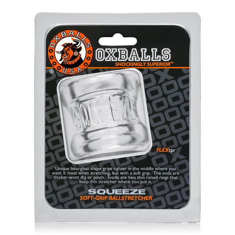 Squeeze Ball Stretcher Clear Adult Sex Toy Ball Stretcher