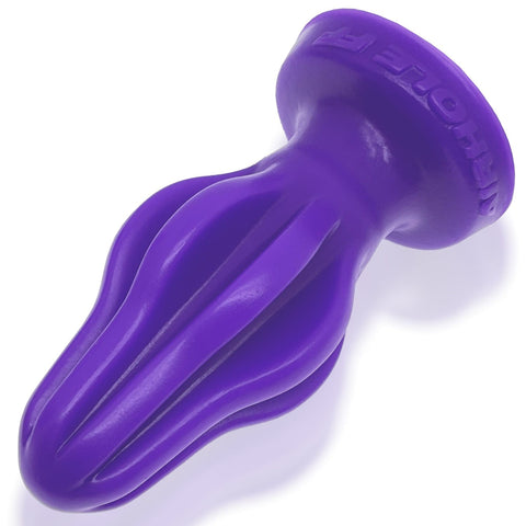 Airhole-1 Finned Buttplug Eggplant with Unique Finned Design Butt Plugs