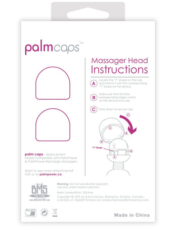 PalmCaps - Replacement Heads For Use With PalmPower Massager Electric Massager