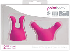 PalmPower Adult Toys Pink PalmBody Massager Heads (For use with PalmPower) 677613305299