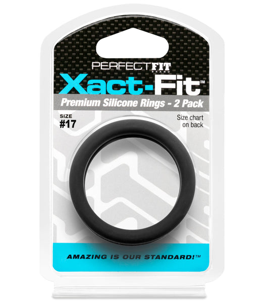 PerfectFit Adult Toys Black Xact-Fit #17 1.7in 2-Pack 854854005625