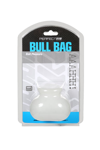 Bull Bag Clear Scrotum Stretcher and Weight Toy Ball Stretcher